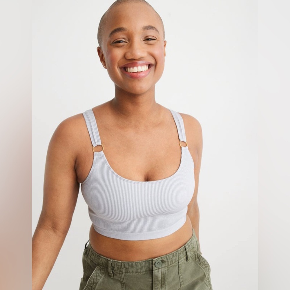AERIE SEAMLESS RING LONGLINE BRALETTE TANK